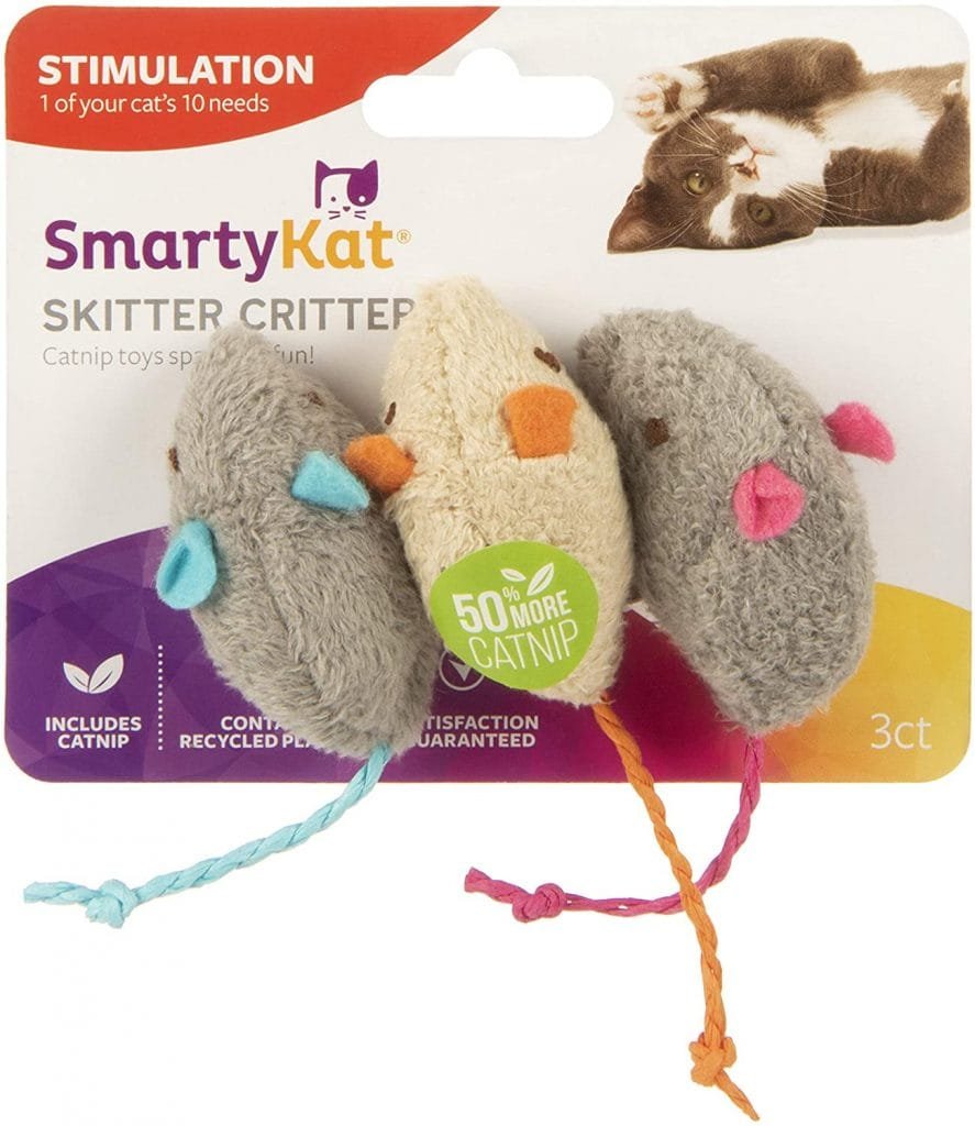 SmartyKat Skitter Critters Catnip Cat Toys